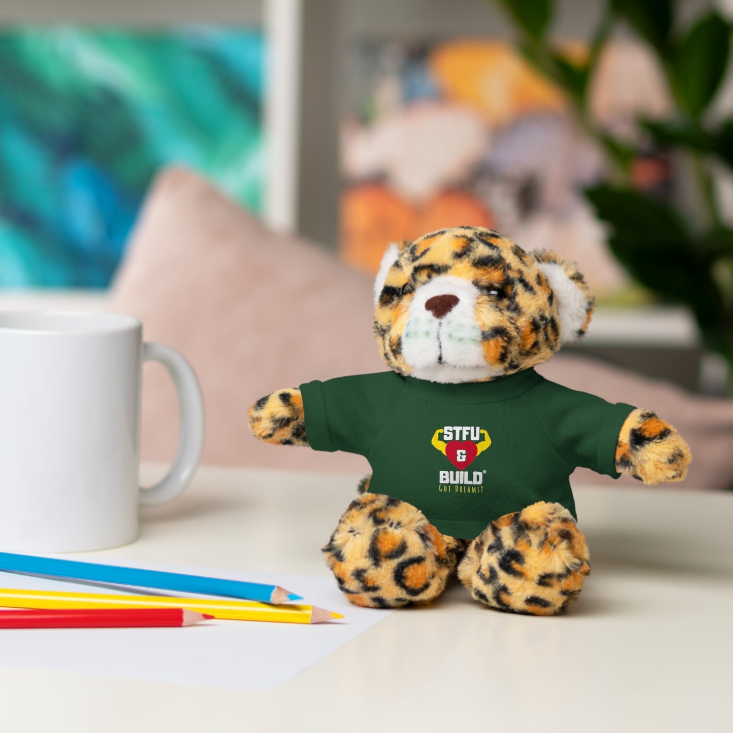 STFU & BUILD® - Classic Logo - Stuffed Animals with Tee