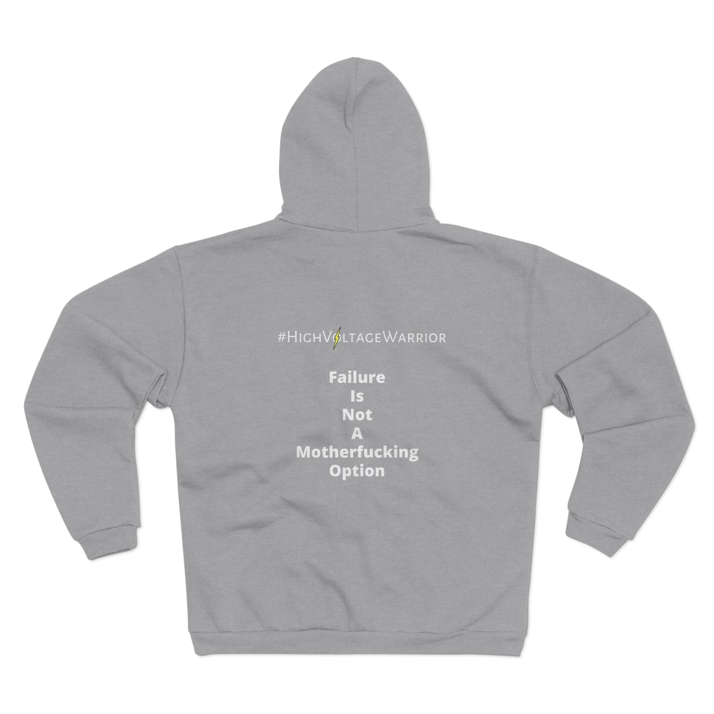 STFU & BUILD - Classic Got Dreams - Failure Is Not A Motherf*cking Option - Women's Hooded Zip Sweatshirt