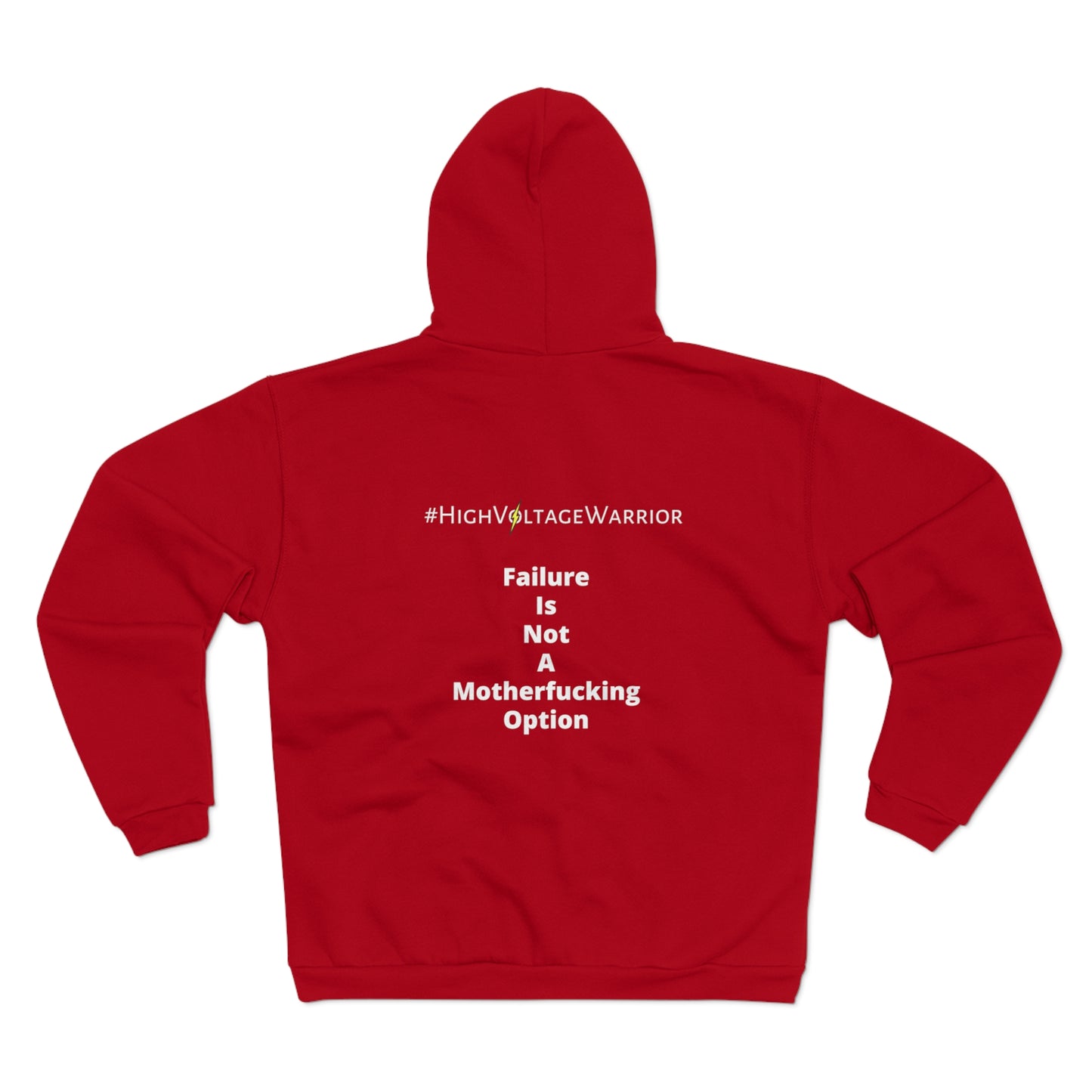 STFU & BUILD - Classic Got Dreams - Failure Is Not A Motherf*cking Option - Women's Hooded Zip Sweatshirt