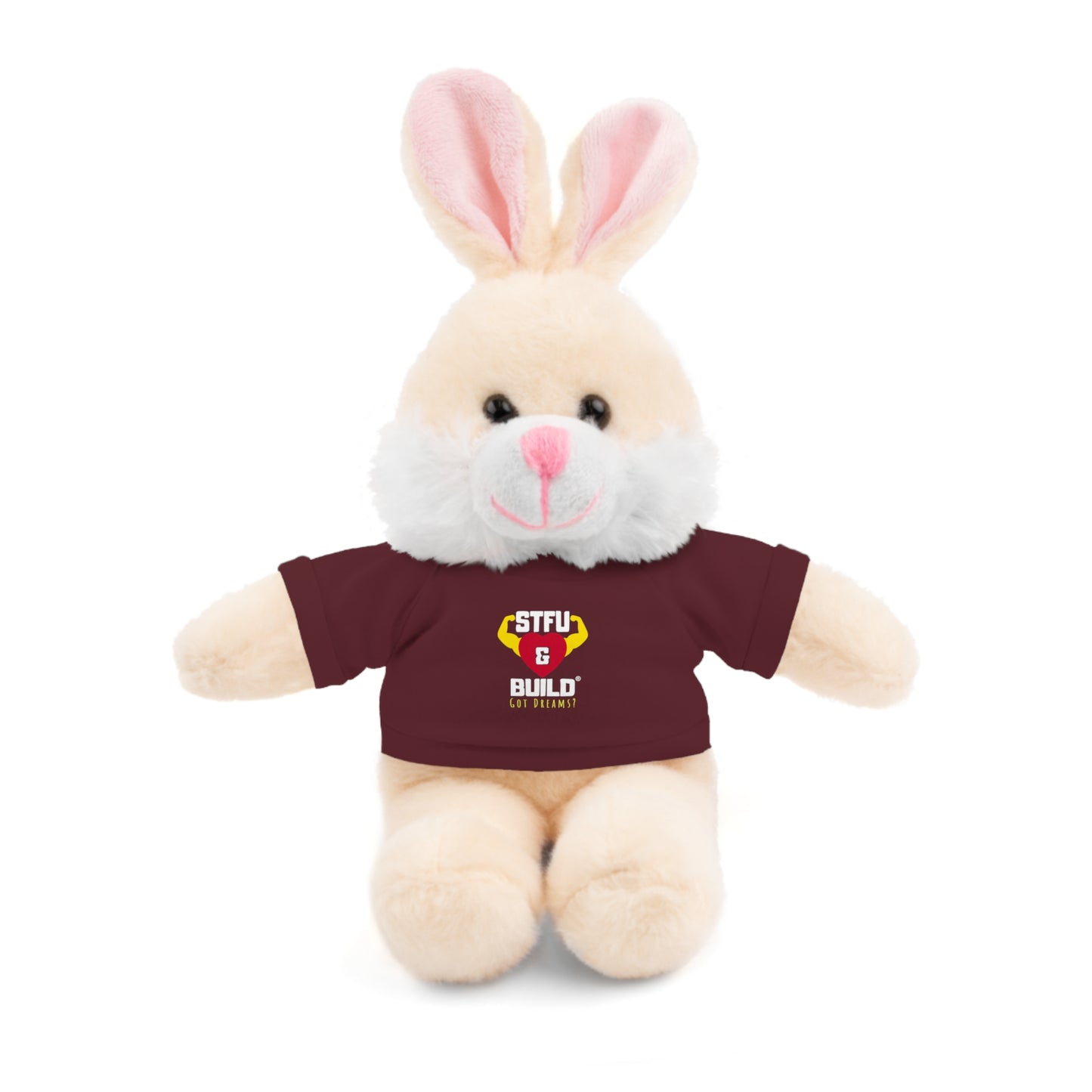STFU & BUILD® - Classic Logo - Stuffed Animals with Tee