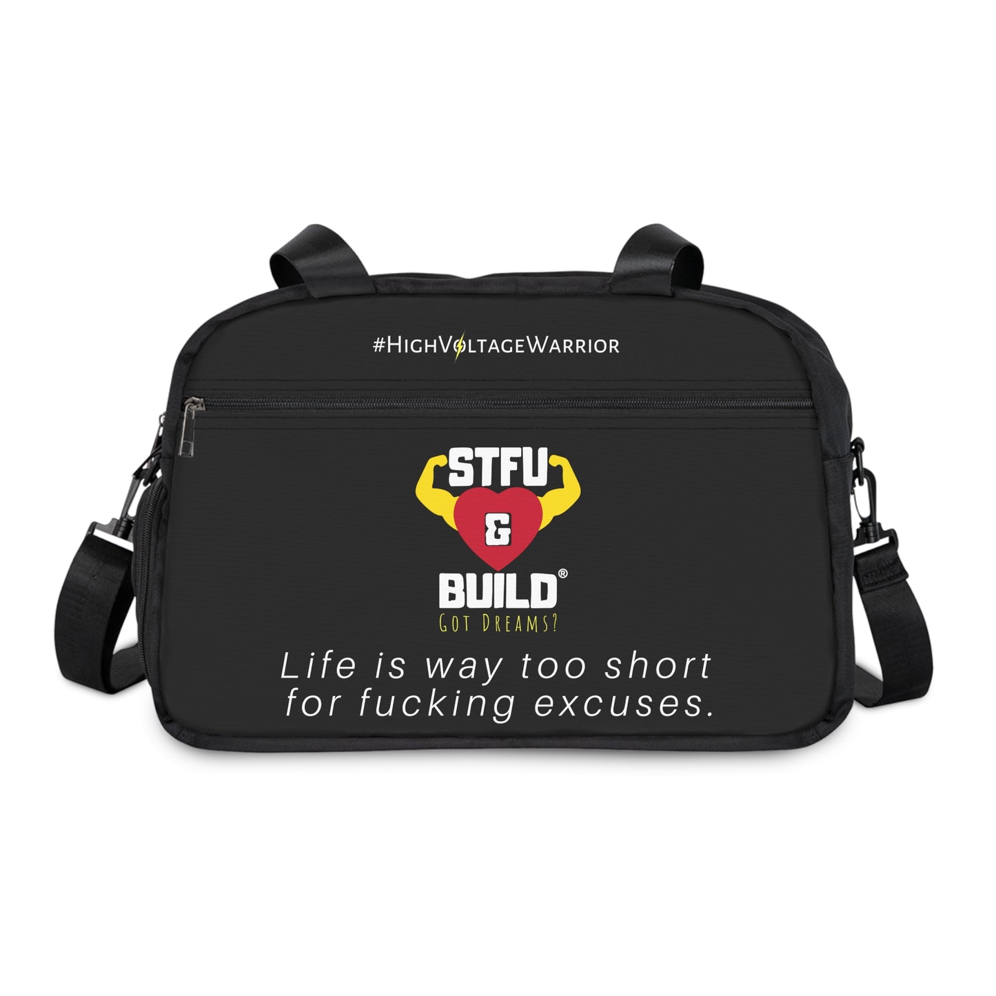 STFU & BUILD® - Grind It Out - Classic Collage - Gym Bag