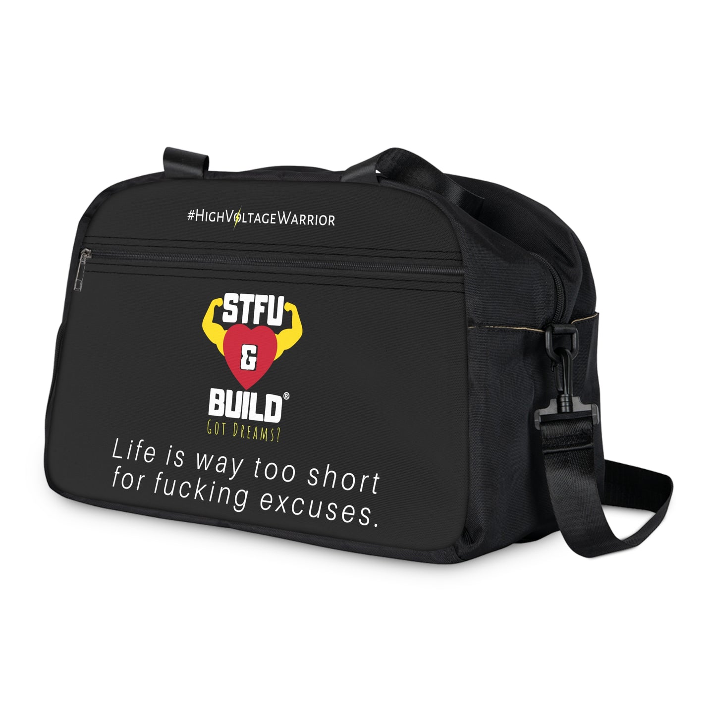 STFU & BUILD® - Grind It Out - Classic Collage - Gym Bag