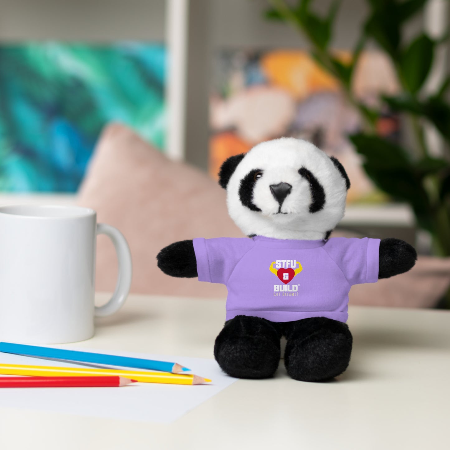 STFU & BUILD® - Classic Logo - Stuffed Animals with Tee