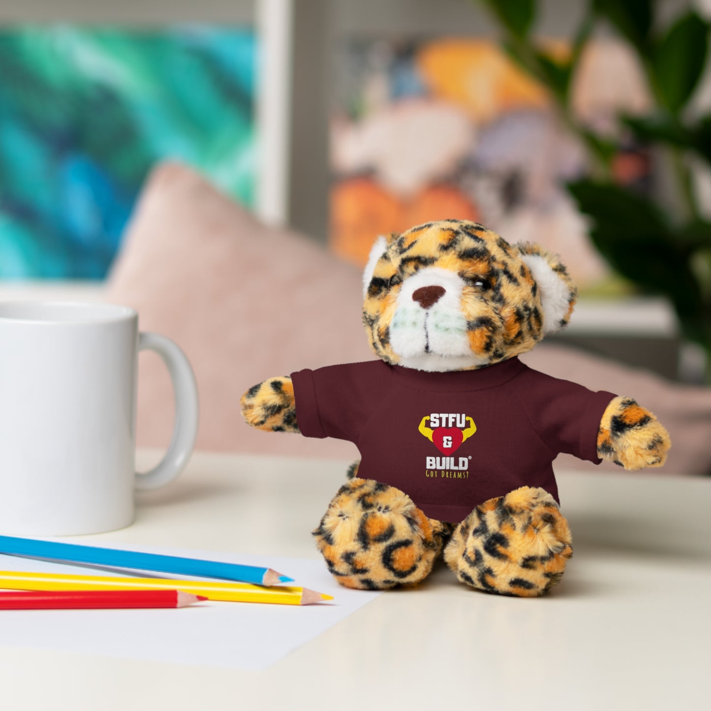 STFU & BUILD® - Classic Logo - Stuffed Animals with Tee