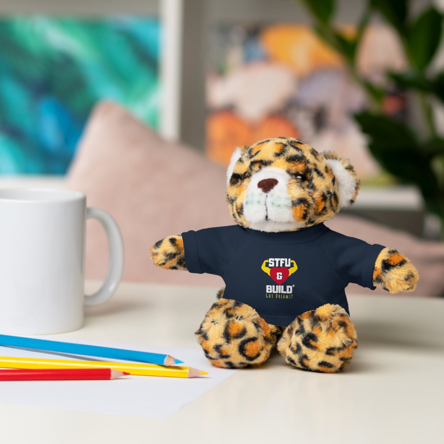 STFU & BUILD® - Classic Logo - Stuffed Animals with Tee