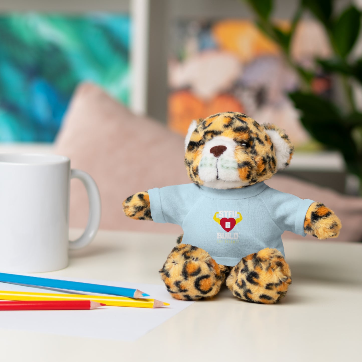 STFU & BUILD® - Classic Logo - Stuffed Animals with Tee