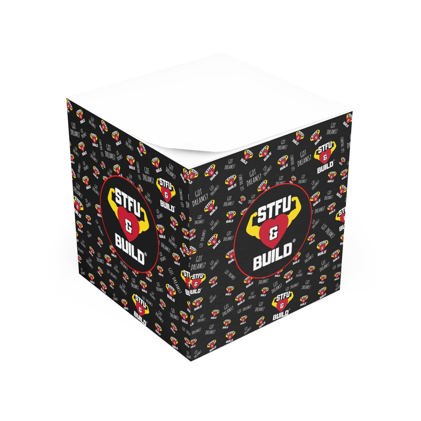 STFU & BUILD® - Classic Collage - Note Cube