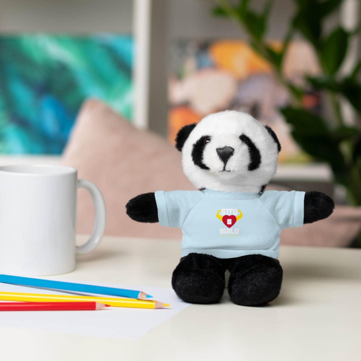 STFU & BUILD® - Classic Logo - Stuffed Animals with Tee