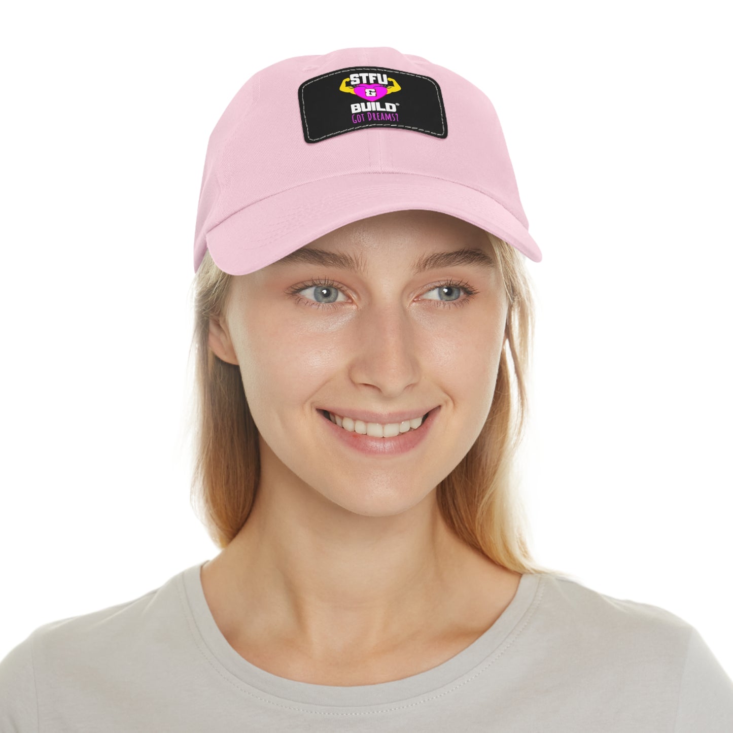 Women's Empowerment STFU & BUILD® Hat with Leather Patch