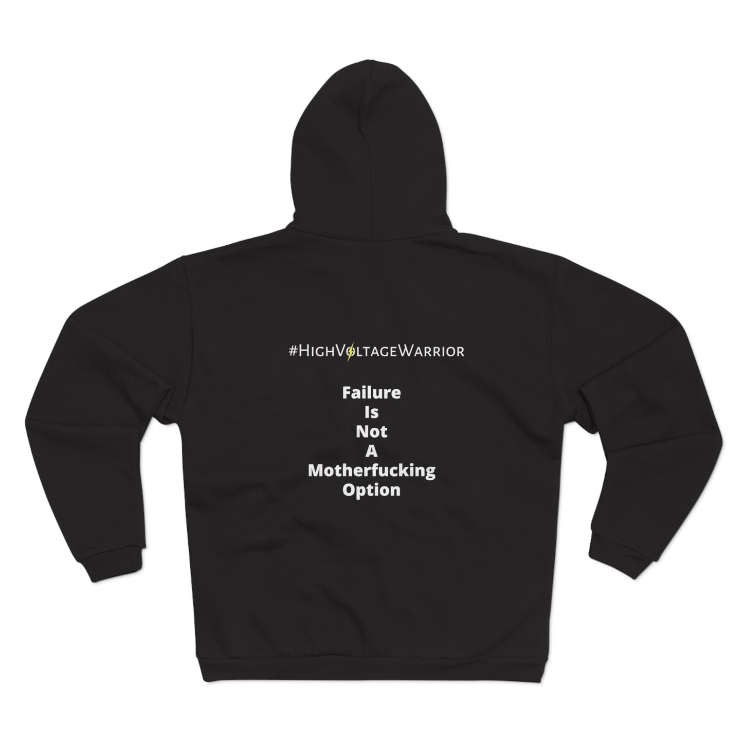STFU & BUILD - Classic Got Dreams - Failure Is Not A Motherf*cking Option - Women's Hooded Zip Sweatshirt