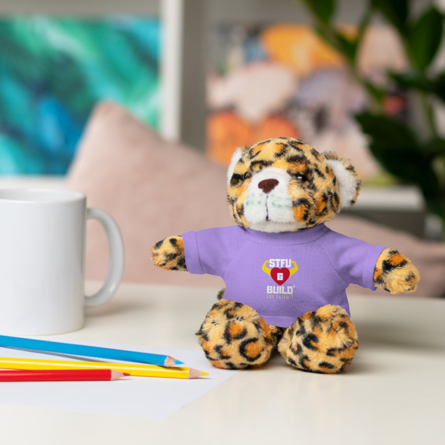 STFU & BUILD® - Classic Logo - Stuffed Animals with Tee