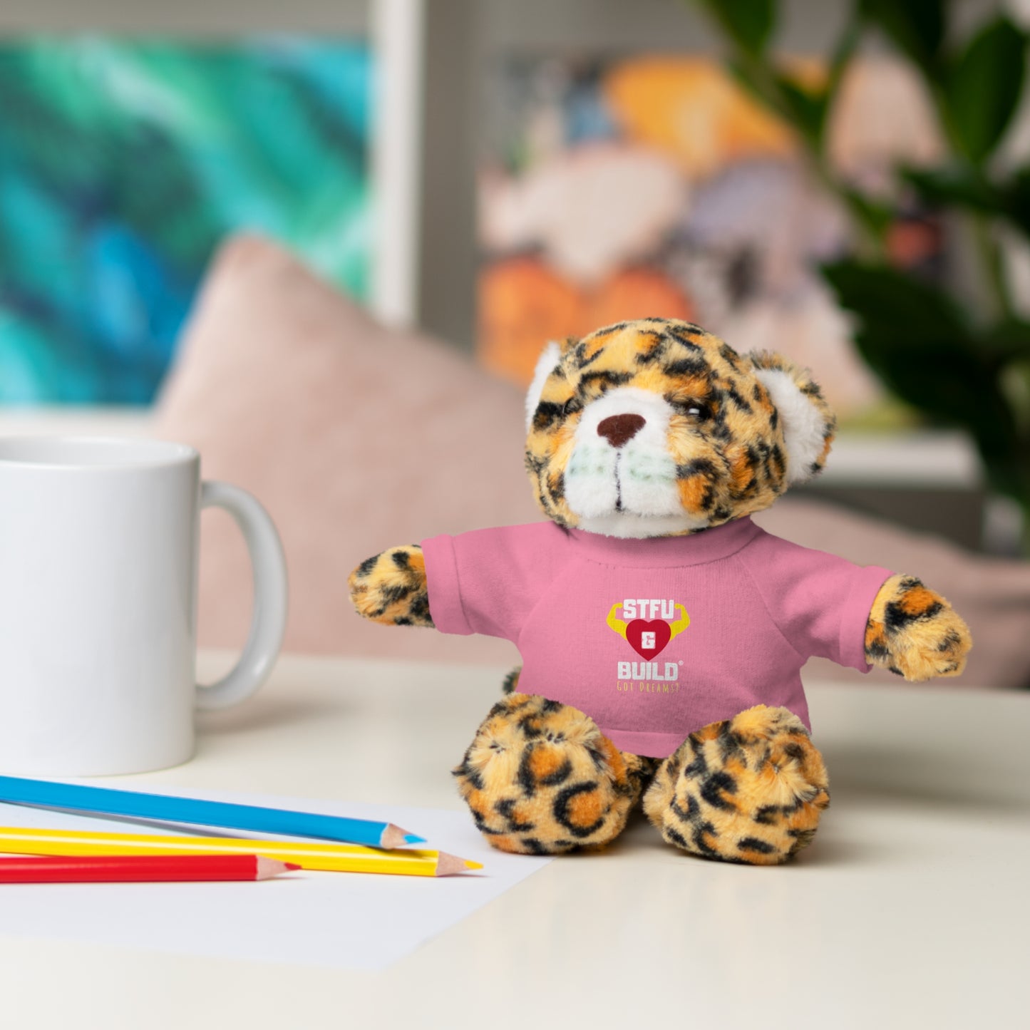 STFU & BUILD® - Classic Logo - Stuffed Animals with Tee