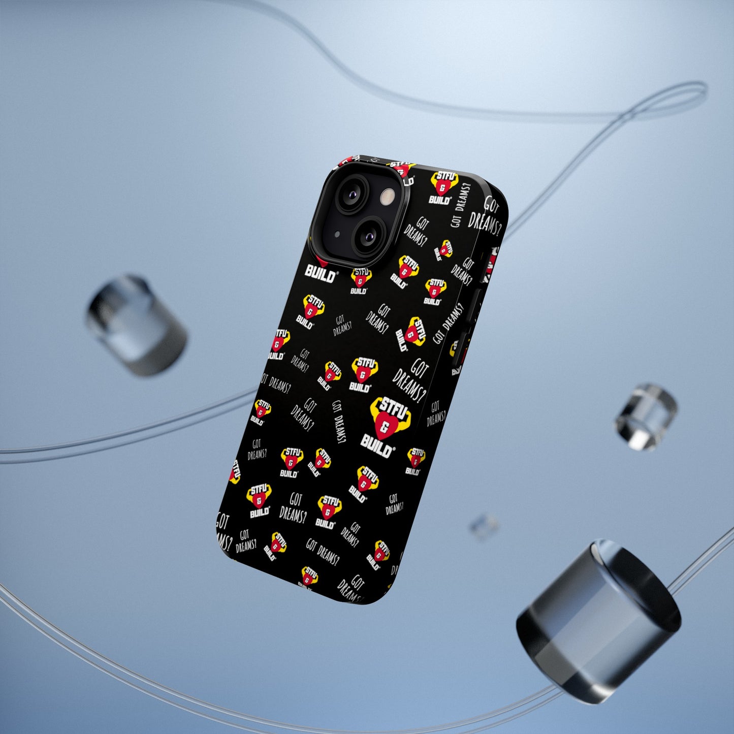 STFU & BUILD® iPhone & Samsung Impact-Resistant Cell Phone Cases - Classic Collage (Various Sizes/Glossy or Matte)