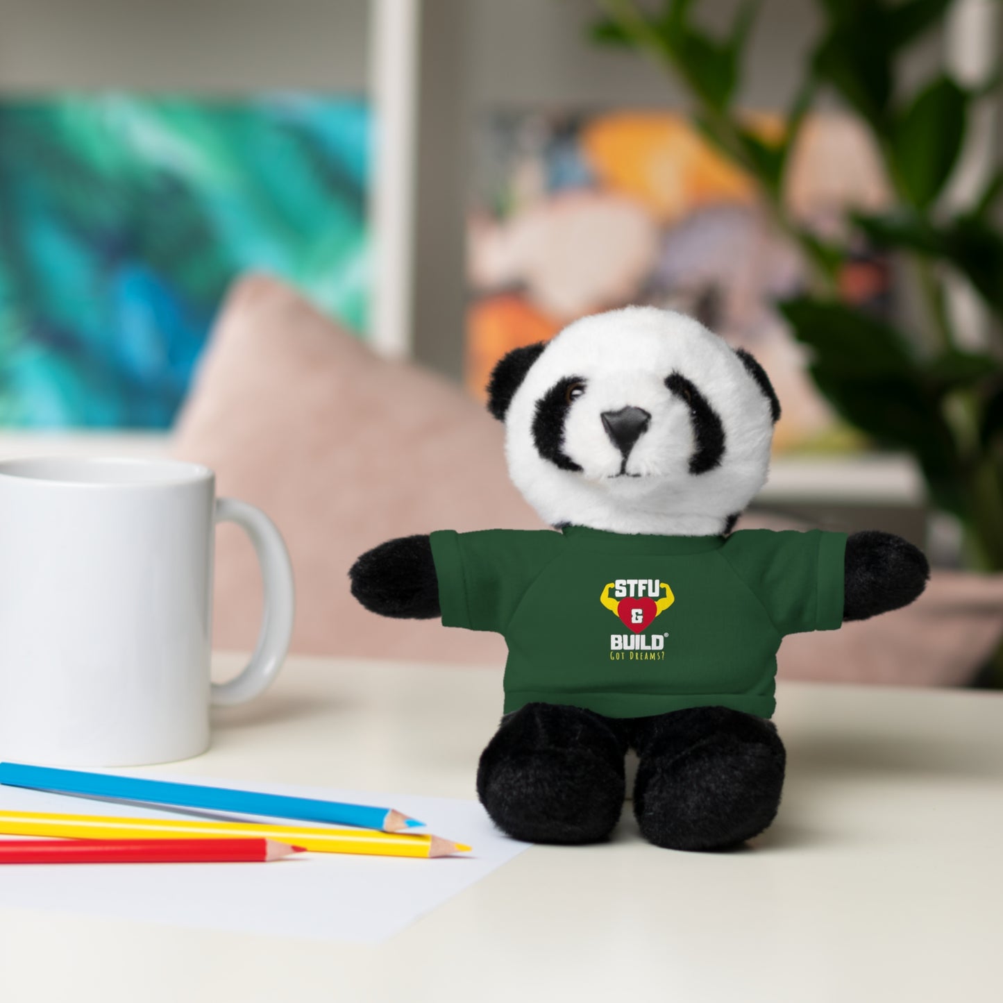 STFU & BUILD® - Classic Logo - Stuffed Animals with Tee