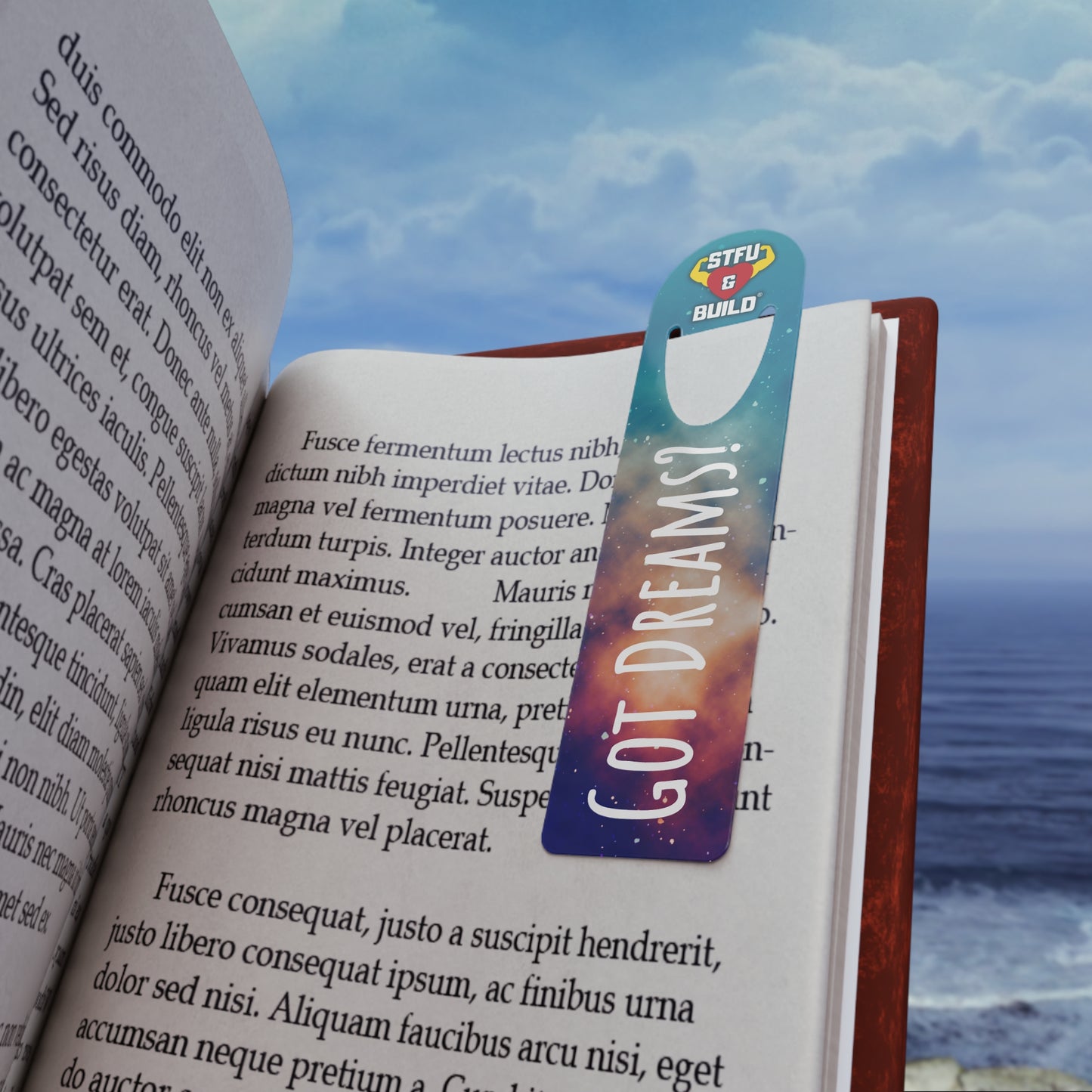 STFU & BUILD® - Galaxy Bookmark