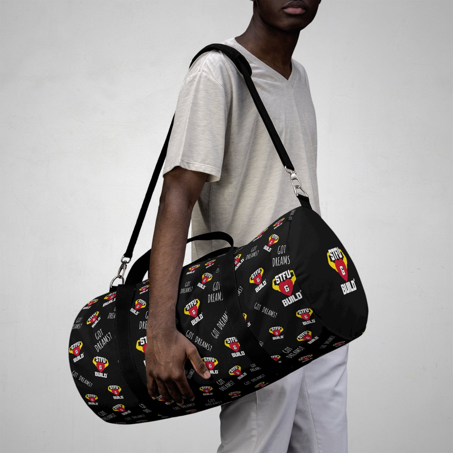 STFU & BUILD®- Classic Collage- Duffel Bag