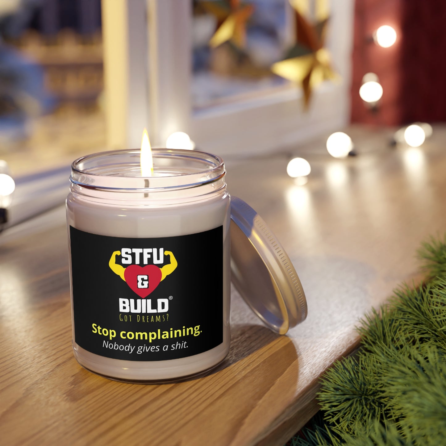 STFU & BUILD® - Stop Complaining - Scented Candle, 9oz