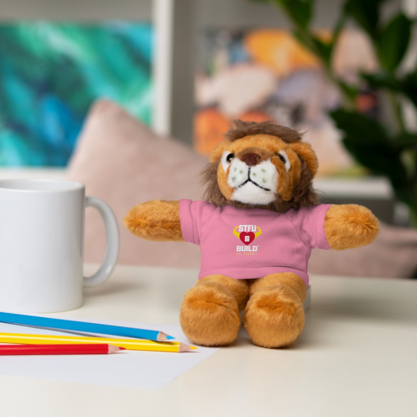 STFU & BUILD® - Classic Logo - Stuffed Animals with Tee