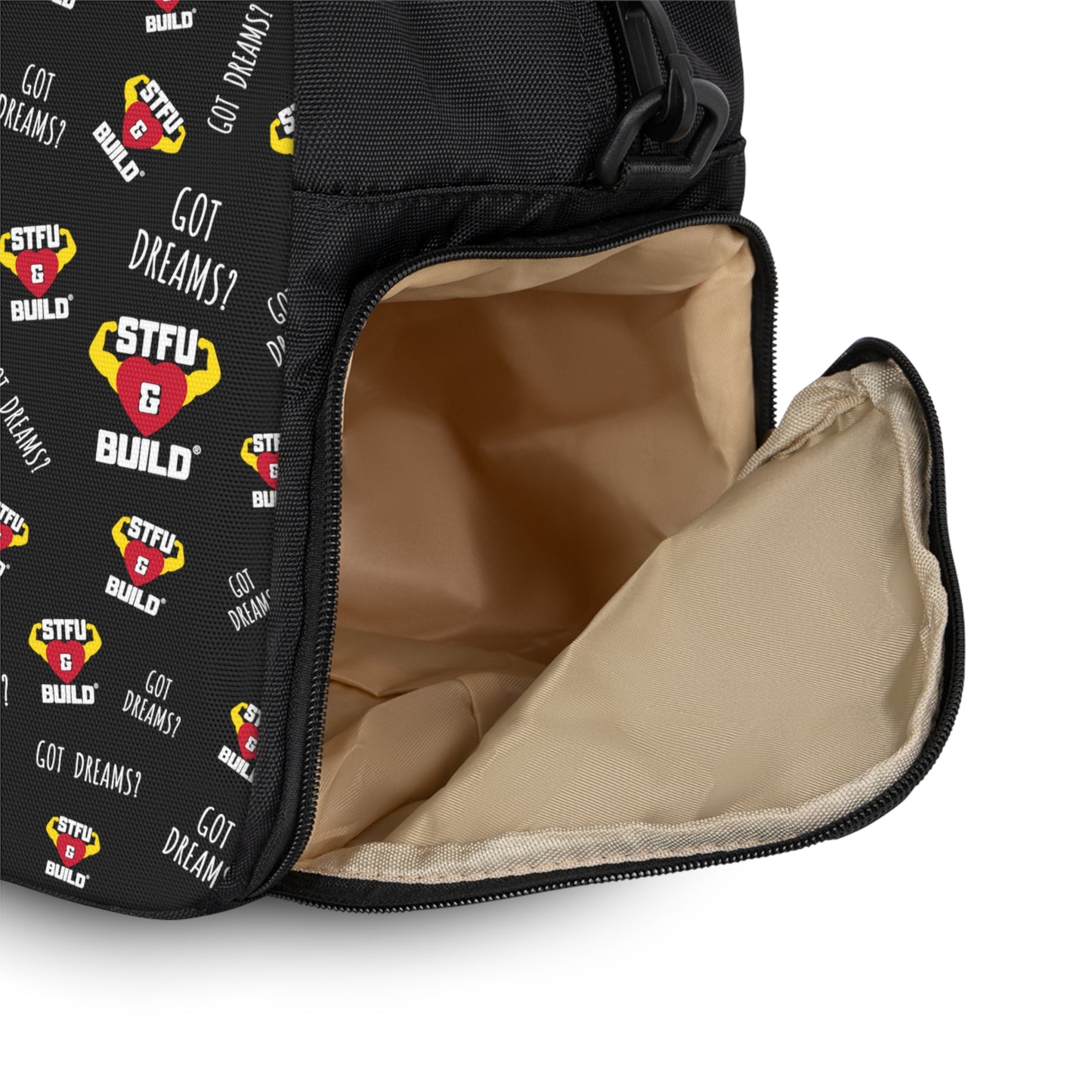 STFU & BUILD® - Grind It Out - Classic Collage - Gym Bag