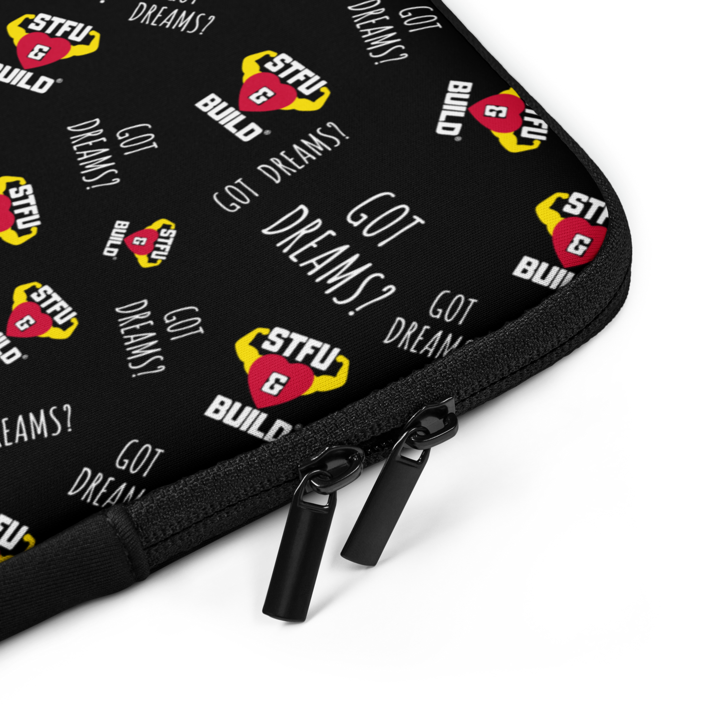 STFU & BUILD® | “Classic Collage” — Laptop Sleeve