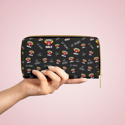 STFU & BUILD® | Classic Collage — Zipper Wallet