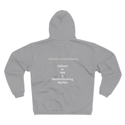 STFU & BUILD - Classic Got Dreams - Failure Is Not A Motherf*cking Option - Women's Hooded Zip Sweatshirt