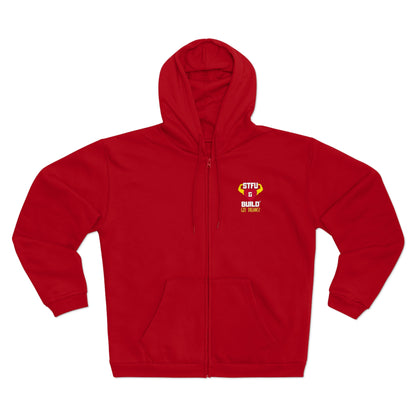 STFU & BUILD - Classic Got Dreams - Failure Is Not A Motherf*cking Option - Women's Hooded Zip Sweatshirt