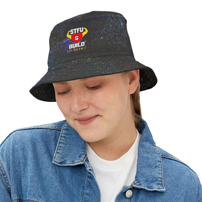 STFU & BUILD® - Classic "Got Dreams?" - Cosmic Perspectives - Bucket Hat