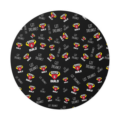 STFU & BUILD® - Classic Collage - Round Vinyl Stickers