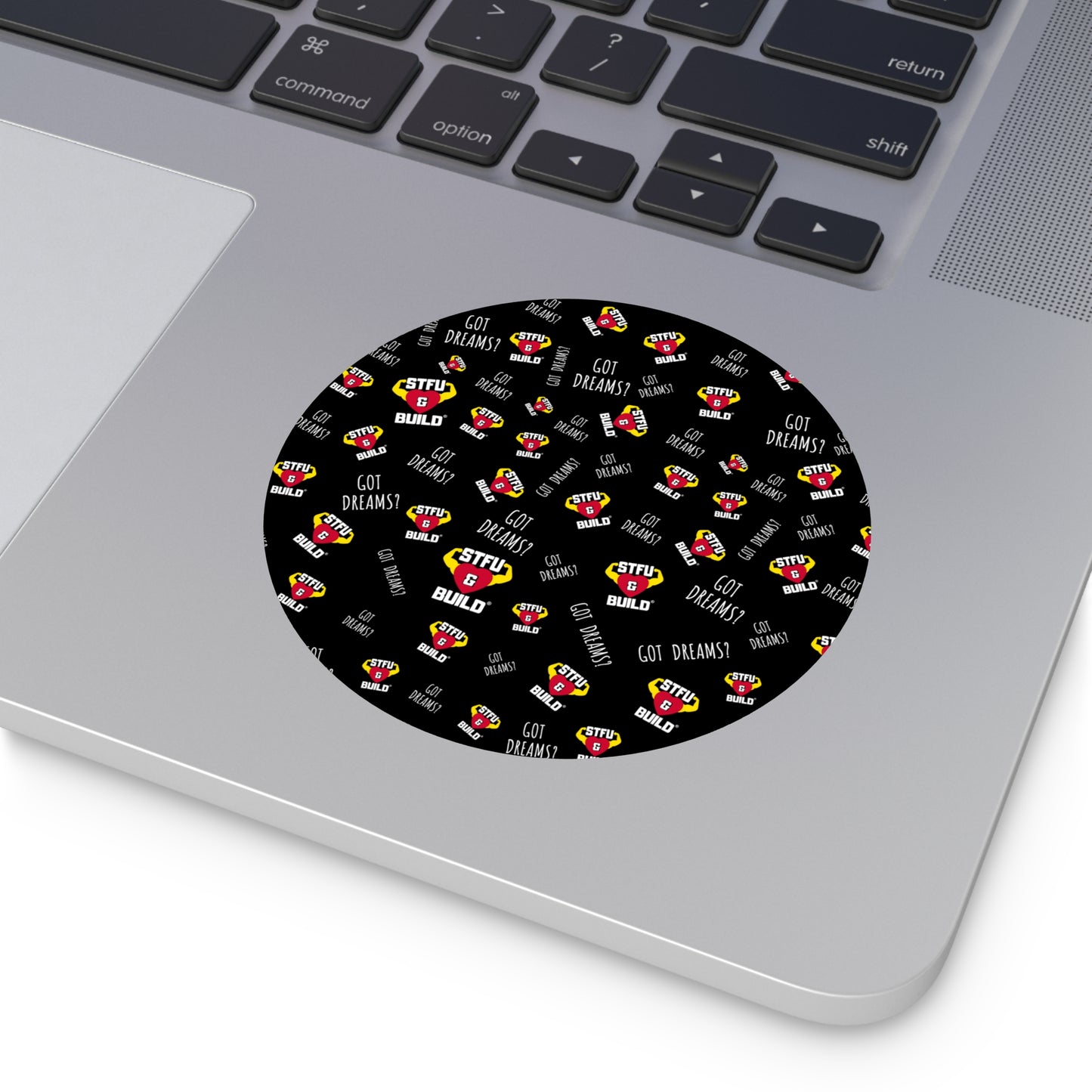 STFU & BUILD® - Classic Collage - Round Vinyl Stickers