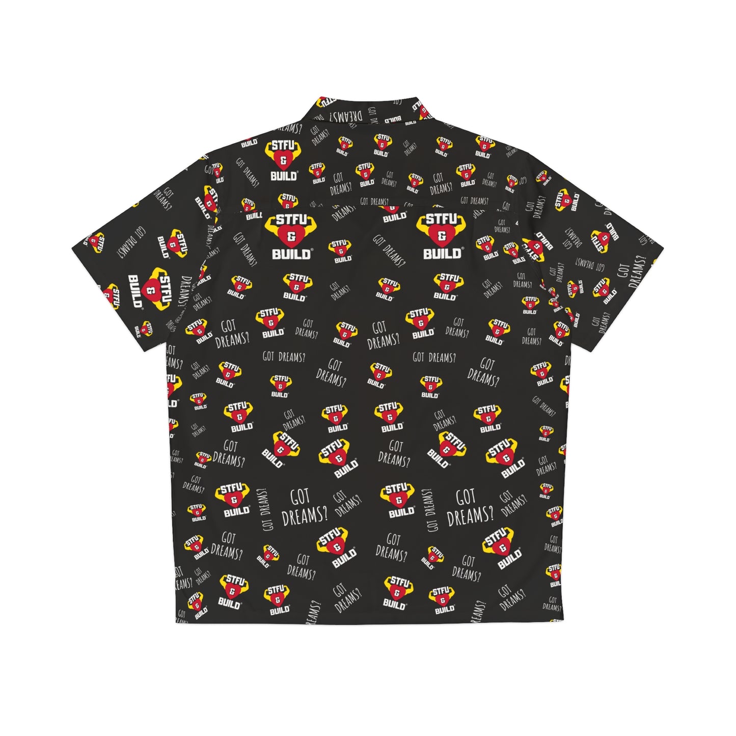 STFU & BUILD® - Classic Collage - Men's Hawaiian Shirt