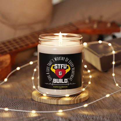 "Live A Life That's Worthy Of Every Heartbeat" - Deliciously-Scented Aromatherapy Candle, 9oz