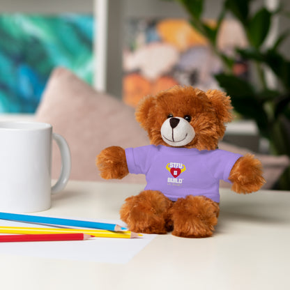 STFU & BUILD® - Classic Logo - Stuffed Animals with Tee