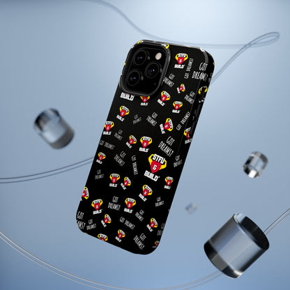 STFU & BUILD® iPhone & Samsung Impact-Resistant Cell Phone Cases - Classic Collage (Various Sizes/Glossy or Matte)