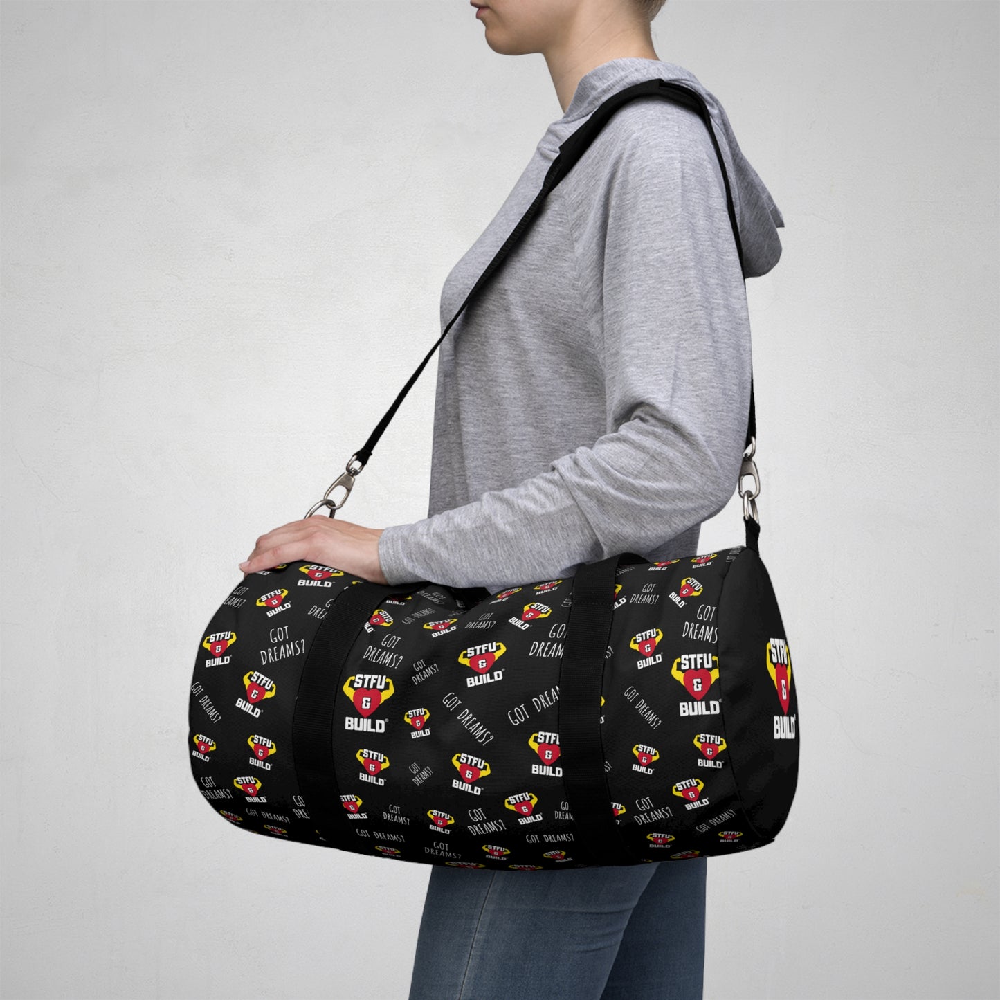 STFU & BUILD®- Classic Collage- Duffel Bag