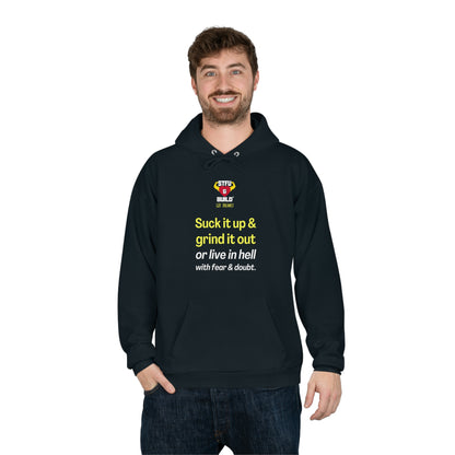STFU & BUILD® - Suck It Up & Grind It Out- Unisex EcoSmart® Pullover Hoodie Sweatshirt
