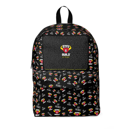 STFU & BUILD® - Classic Collage, HVW Creed - Unisex Classic Backpack