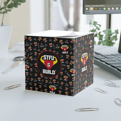 STFU & BUILD® - Classic Collage - Note Cube
