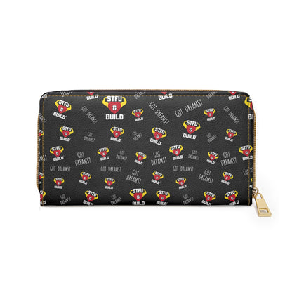 STFU & BUILD® | Classic Collage — Zipper Wallet