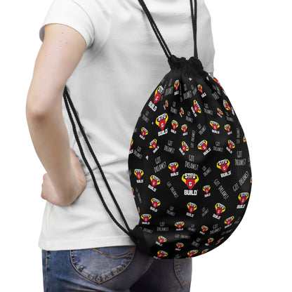 STFU & BUILD® - Classic Collage - Drawstring Bag