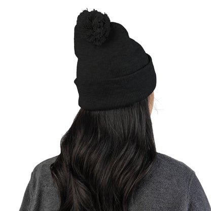 Got Dreams? STFU & BUILD® Stylish Pom-Pom Knit Cap | Embroidered Beanie for Dreamers