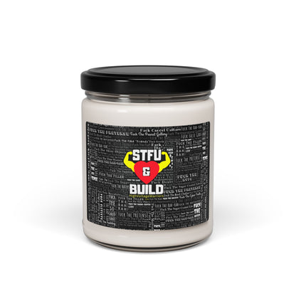 STFU & BUILD® - Word Art Wrap - Scented Candle, 9oz