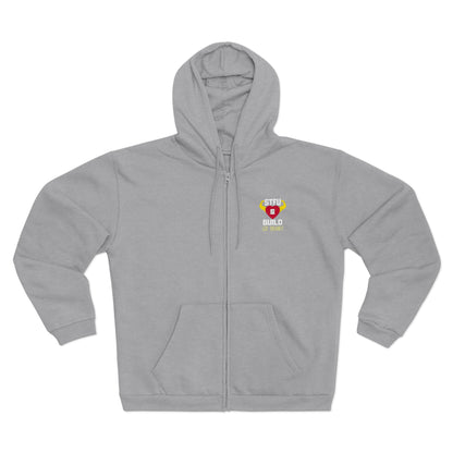 STFU & BUILD - Classic Got Dreams - Failure Is Not A Motherf*cking Option - Women's Hooded Zip Sweatshirt