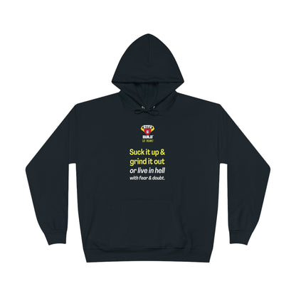 STFU & BUILD® - Suck It Up & Grind It Out- Unisex EcoSmart® Pullover Hoodie Sweatshirt