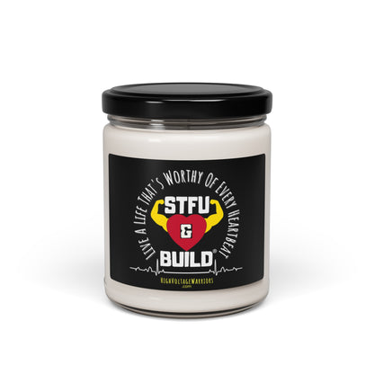 "Live A Life That's Worthy Of Every Heartbeat" - Deliciously-Scented Aromatherapy Candle, 9oz