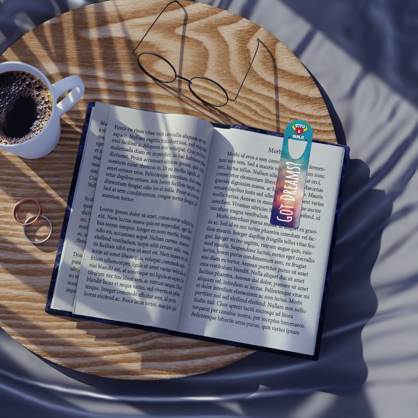 STFU & BUILD® - Galaxy Bookmark