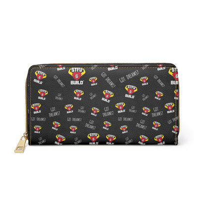 STFU & BUILD® | Classic Collage — Zipper Wallet