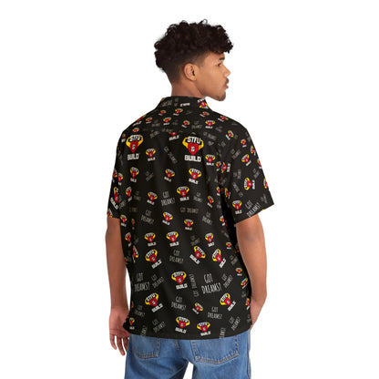 STFU & BUILD® - Classic Collage - Men's Hawaiian Shirt