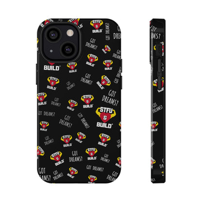 STFU & BUILD® iPhone & Samsung Impact-Resistant Cell Phone Cases - Classic Collage (Various Sizes/Glossy or Matte)