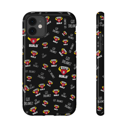 STFU & BUILD® iPhone & Samsung Impact-Resistant Cell Phone Cases - Classic Collage (Various Sizes/Glossy or Matte)